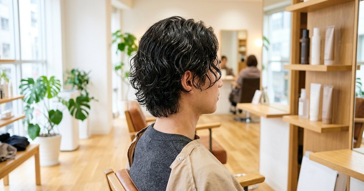 【③】パーマで失敗したくない人へ!リップスヘアー銀座店で頼むメンズカットと再現性のリアル